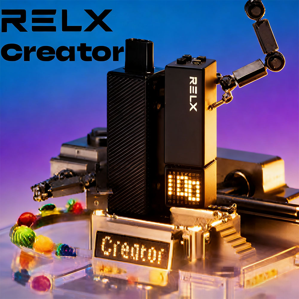 RELX 悅刻 Creator 積木系列【22000口超強續航】｜SilkMesh™ 陶瓷芯・智慧調壓